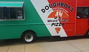 Doughboyz Pizza Food truck logo