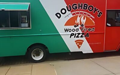 Doughboyz Pizza Food truck logo